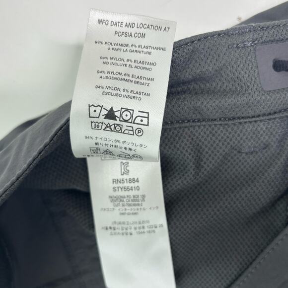 Patagonia Womens Quandry Hiking, Outdoor Straight Leg Pants  Gray 4 - Picture 7 of 11